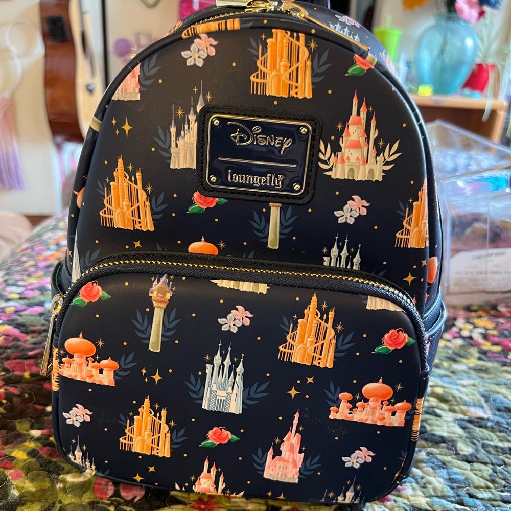 Disney Castle Loungefly Backpack